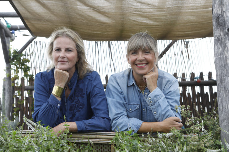 Caroline Watelet (gauche) et Billie Blanket (droite) autrices de Vert Toit